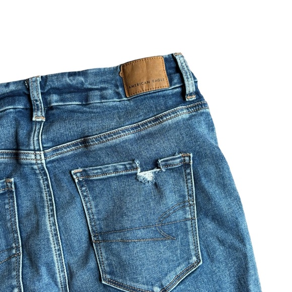 AE Ne(X)T Level Patched Curvy High-Waisted Jegging Size 8 X-Short - Picture 5 of 10